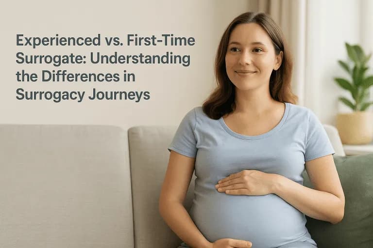 Experienced vs. first time surrogate