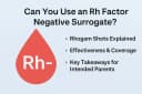 Rh Factor Negative Surrogate