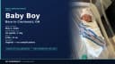 **Image alt text (EN):**  Ivy Surrogacy birth announcement — baby boy born May 2, 2026, in Cincinnati, Ohio, weighing 6 lbs 11 oz at 39 weeks 1 day via vaginal delivery, in a Japan–US collaborative surrogacy first-transfer success.