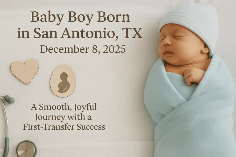 baby boy wrapped in a light blue blanket