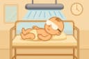 newborn baby receiving phototherapy