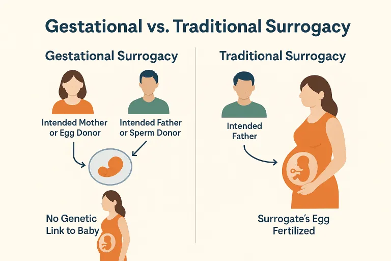 Gestational vs. Traditional Surrogacy