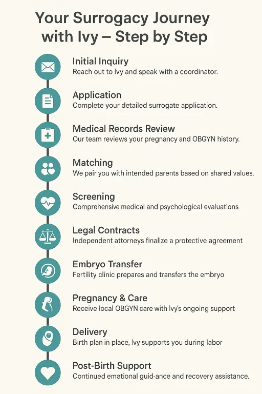 Surrogacy Journey Timeline