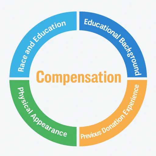 four factors determine donor compensation